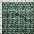 thumbnail image 4 of oneOone Georgette Viscose Dark Green Fabric Ocean Shark Quilting Supplies Print Sewing Fabric By The Yard 42 Inch Wide, 4 of 4