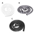 thumbnail image 3 of MesaSe 2 PCS Wire Storage Pipe Bite-proof Cable Organizer Spiral Cable Winder Pattern Random, 3 of 9
