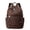 Coffee, variant on Mini Nylon Backpack for Women, Casual Simple Lightweight Resistant Multiple Pockets Mini Travel Daypack