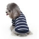 thumbnail image 4 of Xihbxyly Suéter de Rayas Coloridas para Mascotas, Elegante Diseño de Cuello Alto, Cómodo Material de Poliéster, Cálido y Fácil de Usar, Ideal para Perros Pequeños, Prenda Encantadora para Exteriores,, 4 of 7