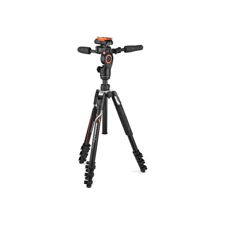 UPC: 0719821443445 | Manfrotto Befree Advanced MKBFRLA-3WUS – Tripod – with Manfrotto MH01HY-3W