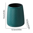 thumbnail image 3 of Hyknon Flower Vase, 5.9" Diamond Relief Flower Vases, Conical Danish Streamlined Flower Vases for Centerpieces Decor, Drop-Resistant Plastic Vase Ornament for Dining Table Living Room Wedding Bedroom, 3 of 7