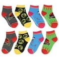 thumbnail image 2 of Jurassic Park Socks Kids T-Rex Dinosaur World Ankle No Show Socks - 5 Pack, 2 of 5