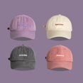 thumbnail image 3 of Gorra de béisbol ajustable con bordado para hombre y mujer, gorro Snapback que combina con todo, protector solar para exteriores, 1990, 3 of 4