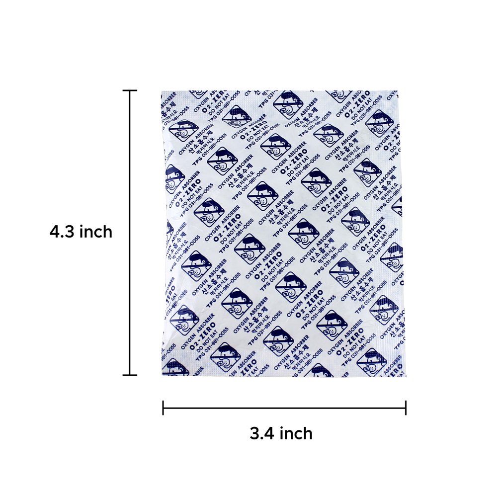 [18 Packs] 2000 CC Premium Oxygen Absorbers(1 Bag of 18 Packets) ISO