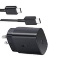 thumbnail image 4 of Cargador USB tipo C de 25 W, adaptador de corriente, cargador de pared, cable de carga en bloque para S21S20, 4 of 15