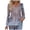 Blue, variant on Maplenight Womens Long Sleeve Tunic Tops Henley V Neck Shirts Business Casual Loose Fit Floral Blouses Fall Fashion Outfits