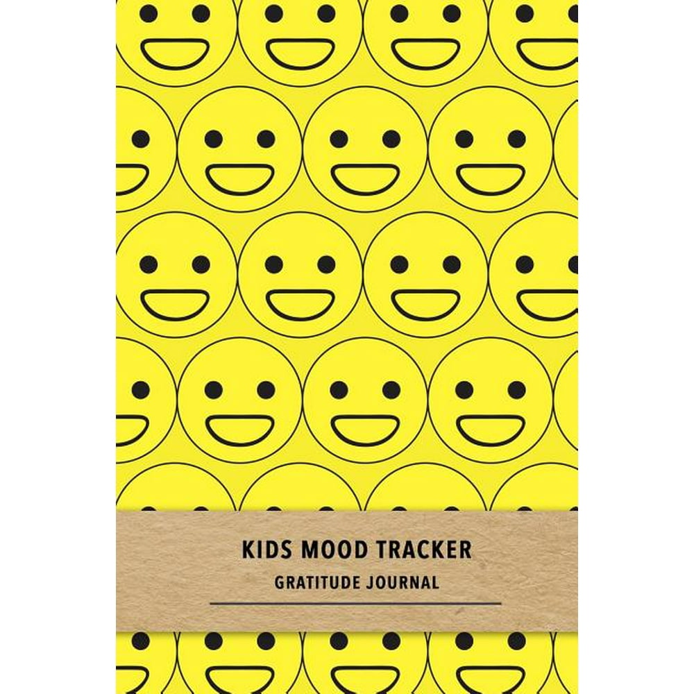Kids mood tracker gratitude journal Tracking diary for children with