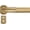 Warm Gold, variant on Splicing Room Darking Curtain Rods for Windows 28-148”, 1inch Diameter Wrap Around Adjustable Drapery Blackout Curtain Rod, Warm Gold