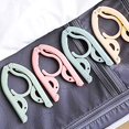 thumbnail image 1 of Paquete de 8 perchas plegables de viaje en 4 colores, perchas portátiles para ropa, perchas de plástico antideslizantes para el hogar, Hotel, viaje, Camping LingWen 8390605796463, 1 of 1