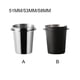 thumbnail image 4 of Matsuzay Cafetera de fácil limpieza No tóxico Múltiples tamaños disponibles Taza interior cepillada No deja juntas sin costuras de huellas Juegos de servir café y té  58 mm. Negro cepillado, 4 of 6