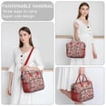 thumbnail image 4 of Elegant Tribal Paisley Lunch Tote – Dual Compartment Leakproof & Perfect for Spring and Summer, 4 of 6