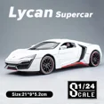 thumbnail image 1 of Scale 1/24 Lykan Hypersport Metal Diecast Alloy Racing Cars Model Trucks For Boys Children Kids Gift Vehicles Hobbies Collection, 1 of 6