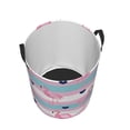 thumbnail image 4 of Xecao Flamingo1 Print Laundry Hamper Basket,designed for Blanket Storage and Nursery Clothes in the Bedroom, 4 of 8