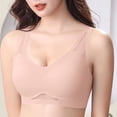 thumbnail image 1 of Women's Plus Size Wireless Bra with Adjustable Back Closure, Breathable Thin Cup Seamless Full Coverage Comfort Support, 1 of 7