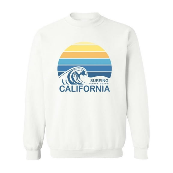 California Surf Design. Sweatshirt Men -Image by Shutterstock, Male Medium