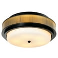 thumbnail image 2 of CWI Lighting Valdivia 4 Light Glass Indoor Flush Mount in Black, 2 of 5