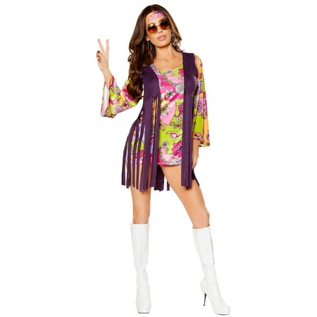 Adult Groovy Hippie Sexy Costume