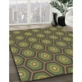 thumbnail image 2 of Ahgly Company Indoor Round Patterned Sepia Brown Area Rugs, 3' Round, 2 of 6