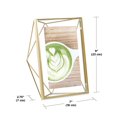 thumbnail image 4 of Umbra Prisma Picture Frame,Matte Brass, 4 of 6