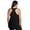 Black, variant on RBX Active Plus Size Women's Twist Back Soft Relaxed Tank Top Tunic