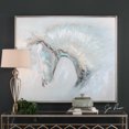 thumbnail image 3 of Uttermost 38203 Ice Illusion 61 5/8" X 51 5/8" Framed Horse Painting On - Silver, 3 of 3