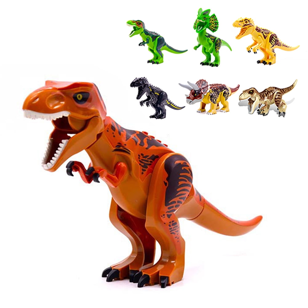 Jurassic World Tyrannosaurus Rex Building LARGE Blocks Dinosaurs For LEGO Gift 