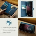 thumbnail image 5 of Magnetic Detachable Wallet Stand Leather Phone Case for Samsung Galaxy S20 S10 S9 S8 Ultra Plus FE, Business Coin Purse Shell, Unique Card Holder Back Cover(Dark Gray,S20 Plus), 5 of 8