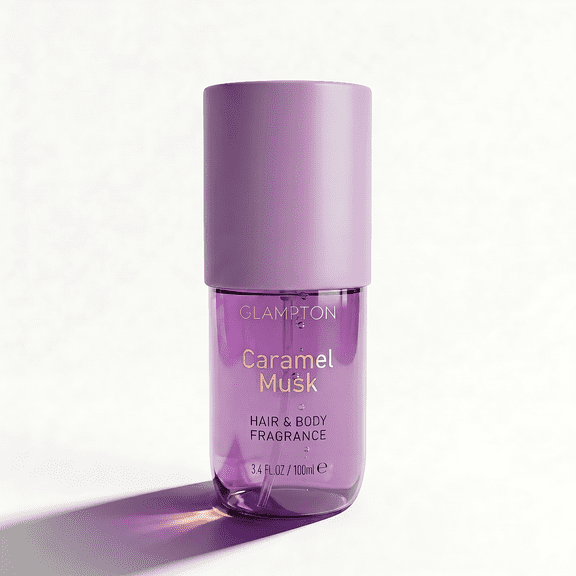 Glampton Caramel Musk Hair & Body Fragrance 3.4 oz