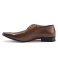 thumbnail image 3 of Men's Classic Pointy Toe Derby Lace Up Oxfords Dress Shoes, Cognac, 6, 3 of 6