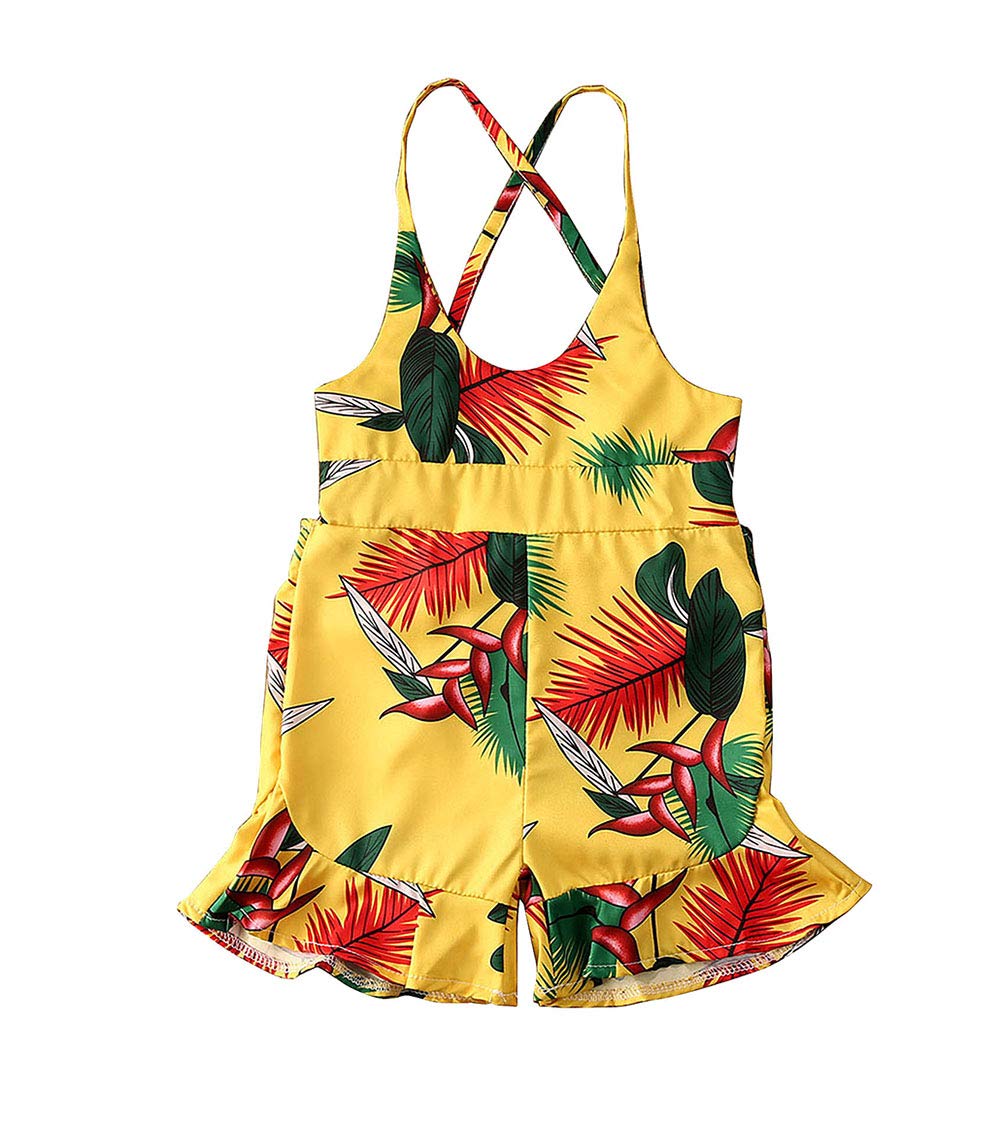 yellow bell bottom jumpsuit