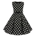 thumbnail image 1 of Robe Évasée Vintage à Pois pour Enfants des Années 1950, Robe Midi à Fleurs, Robe d'Été en Coton pour Bébé Fille, 1 of 7