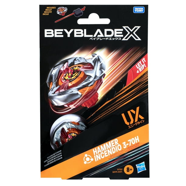 Beyblade X Hammer Incendio 3-70H UX Starter Pack Set with Balance