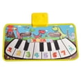 thumbnail image 2 of Kids Musical Piano Mat, Toddler Stepping Piano Game, Educational Multi Instrument Play Carpet, Portable Foldable Waterproof Crawling Mat Gift For Boys And Girls, 2 of 7