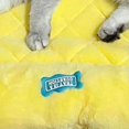 thumbnail image 3 of Cama para gatos, suave y esponjoso, para todas las estaciones, con bonito patrón de dibujos animados, cojín para mascotas, tamaño pequeño, 3 of 5