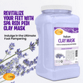 thumbnail image 3 of SPA REDI - Clay Mask, Lavender and Wildflower, 128 Oz - Pedicure and Body Deep Cleansing, Skin Pore Purifying, Detoxifying and Hydrating - Natural Bentonite Clay, Infused with, 3 of 7