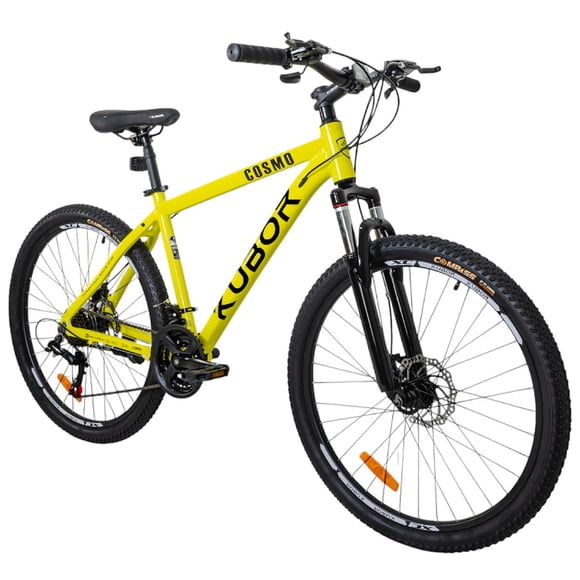 Bicicleta De Montaña Aluminio Rodada 26 21 Velocidades Kubor Amarillo Kubor Cosmo