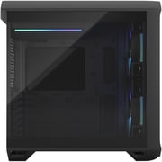 Fractal Design Torrent Compact RGB Light Tempered Glass E-ATX Mid-Tower Computer Case, Black