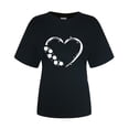 thumbnail image 4 of Pxiakgy Vente Chaude! T-Shirt Trèfle de la Saint-Patrick pour Femmes Chanceux Irlandais Manches Courtes T-Shirt Graphique Trèfle Mode Décontractée Imprimé Amour Col Rond Manches Courtes T-Shirt, 4 of 4