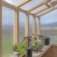 thumbnail image 4 of Outdoor Living Today Western Red Cedar 8’ x 3’ x 4’ A-Frame Greenhouse, heat-activated roof vent, 4 of 9