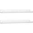 thumbnail image 1 of LAICAIW 24 Inches Floating Shelves Wall Mounted Clear Acrylic Shelves for Figures, Invisible Floating Bookshelf for Kids and Nursery, 2 Pack (5MM Thick), 1 of 7