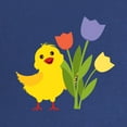 thumbnail image 2 of CafePress - Chick With Tulips Maternity T Shirt - Maternity Dark T-Shirt, 2 of 3