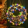 thumbnail image 3 of Wreath Christmas Pearl Diamond Painting Pendant Kits with LED String Lights,DIY Acrylic Christmas Diamond Art Hanging Kit for Adults,Christmas Ornaments for Home Party Wall Decor and Gift, 3 of 6