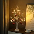 thumbnail image 7 of Lighted Birch Tree Valentine's Day Decoration, 23.6in White Valentine Tree with LED Lights & Heart Ornaments, USB Powered Romantic Tabletop Centerpiece, Wedding, Anniversary, Home, Romantic Gift, 7 of 7
