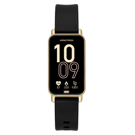 Armitron Connect - Eclipse Smart Wristwatch with Black Silicone Band