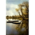 thumbnail image 4 of Thea Schrack 22x32 Black Modern Wood Framed Wall Art Titled - Lake Lodi III, 4 of 6