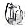 thumbnail image 2 of Clear Small Backpack Stadium Approved Transparent Backpack Water Proof Transparent Backpack., 2 of 3