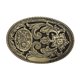 thumbnail image 2 of Accesorios de disfraz de vaquero indio con hebil de cinturón occidental de bronce 01 Zulema hebilla del cinturón occidental floral, 2 of 8
