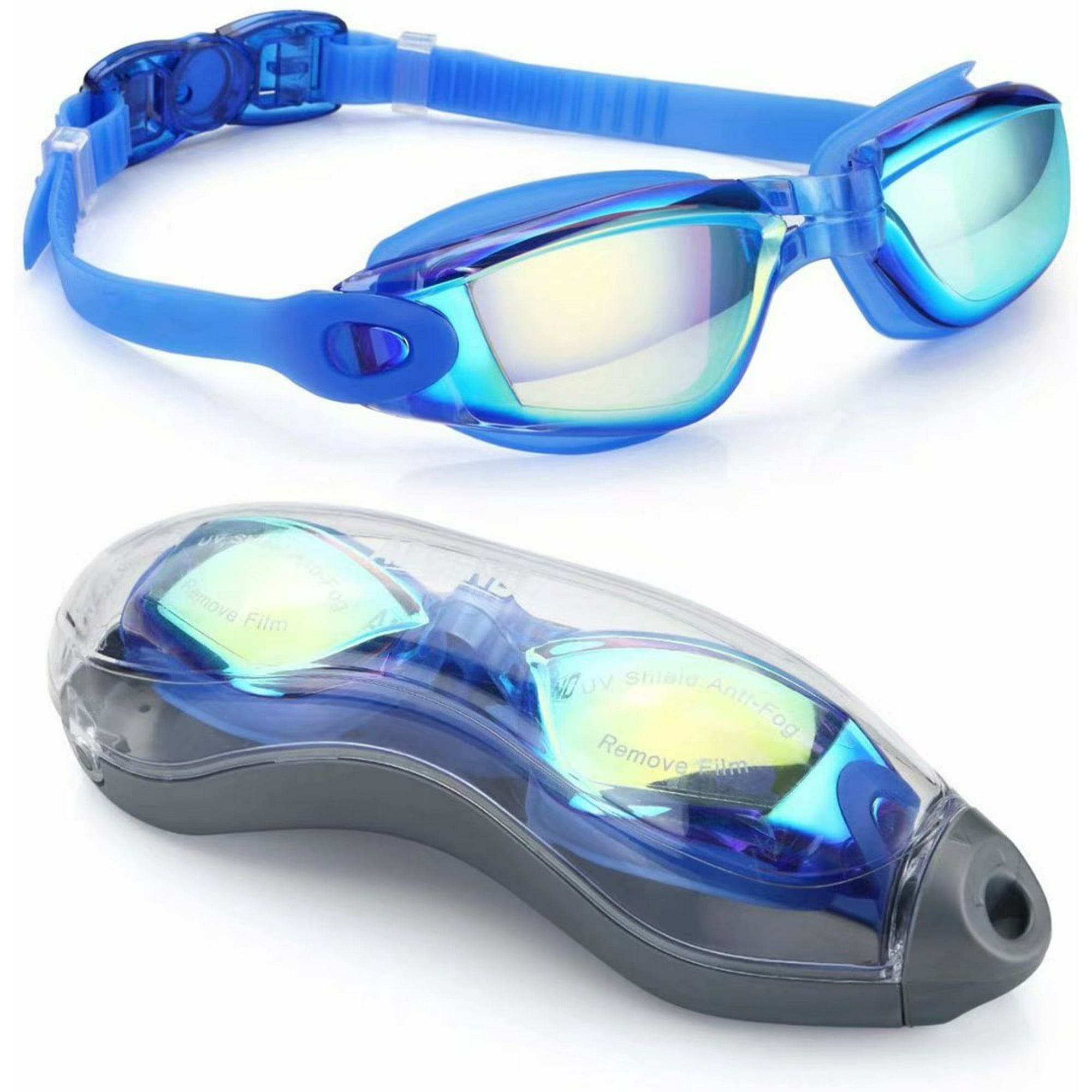 Lunette Natation Lunettes De Natation Adulte Anti-brouillard Et Protection UV - Réglables, à Partir De 14 Ans Lunettes De Natation Adultes