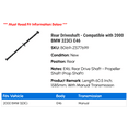 thumbnail image 2 of Rear Driveshaft - Compatible with 2000 BMW 323Ci E46, 2 of 2